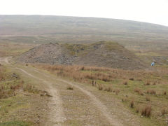ADWB pipeline tunnel tips, Coity, March 2011